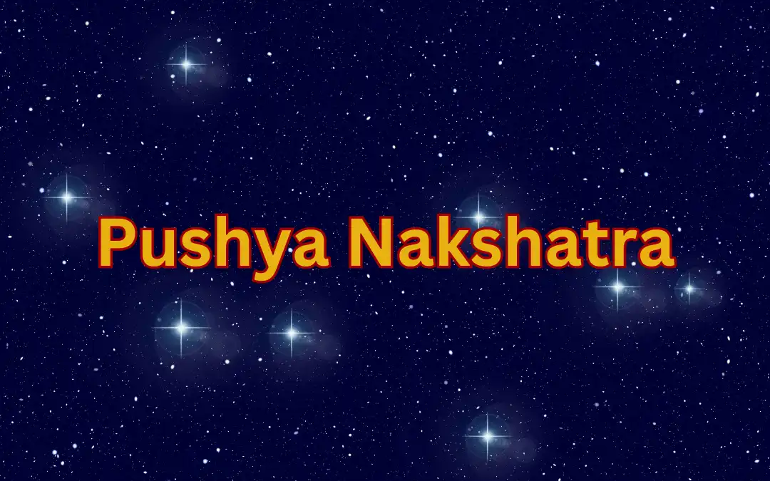 pushya nakshatra